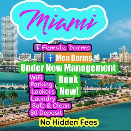 Miami On A Budget - Free Dinner -Coffee - Tea - Every Day-Female Only Dorms - Men Only Dorms - Under New Management Kültér fotó